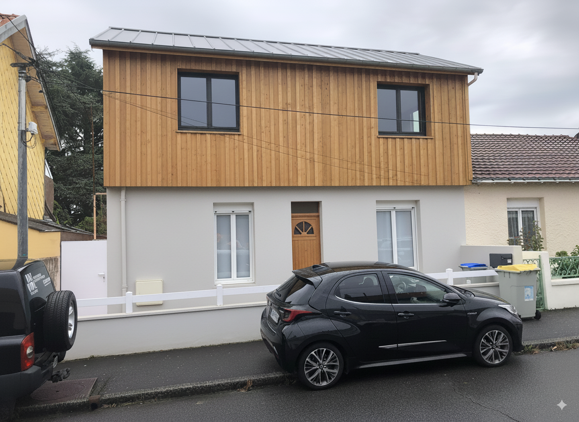 Surélévation d'habitation